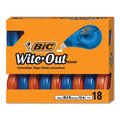 Bic Tape; Correction; White - Pack of 18 WOTAP18